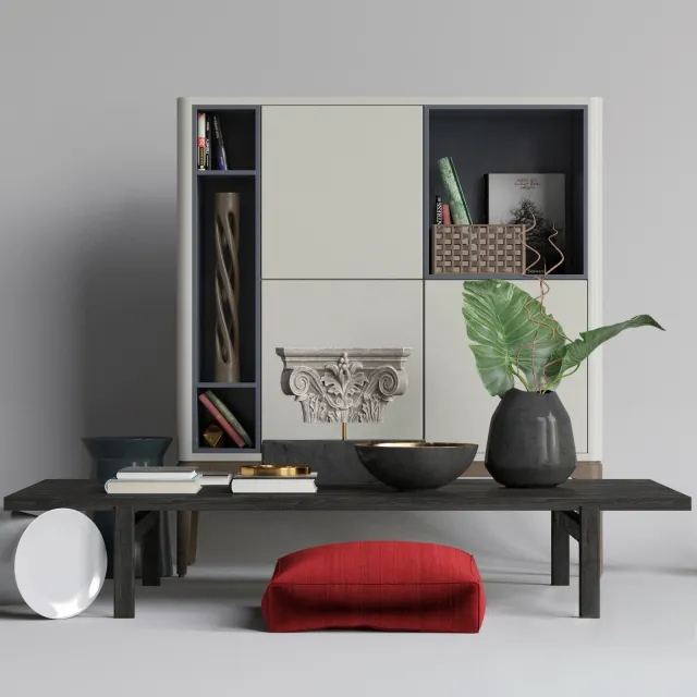 furniture – furniture and decor set 3ds Max