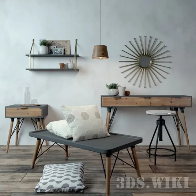 furniture – Furniture set by Lene Bjerre 3ds Max