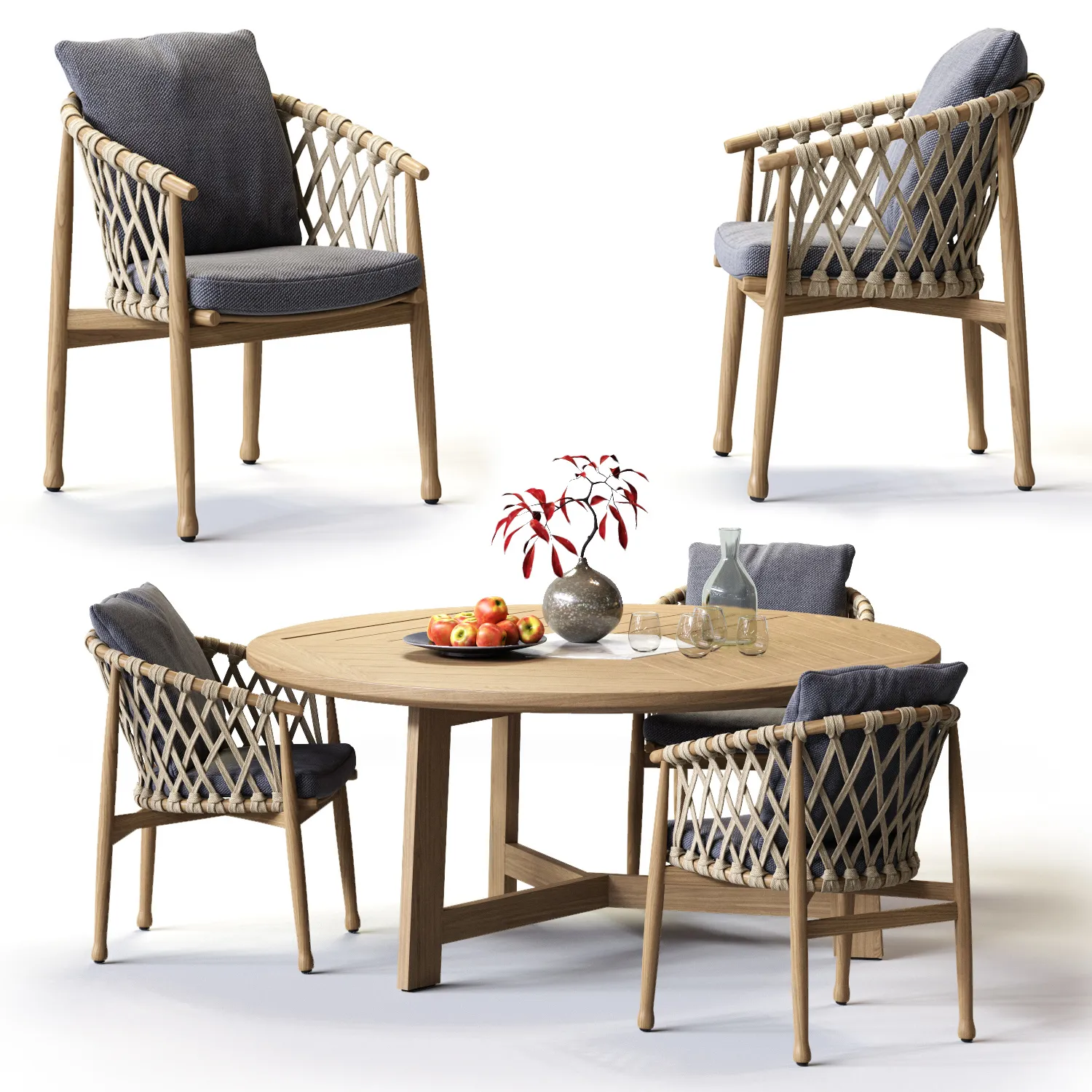 furniture – Ginestra round table 05 3ds Max