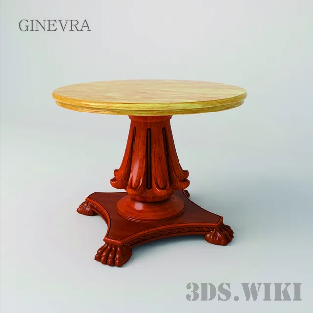 furniture – Ginevra table 3ds Max