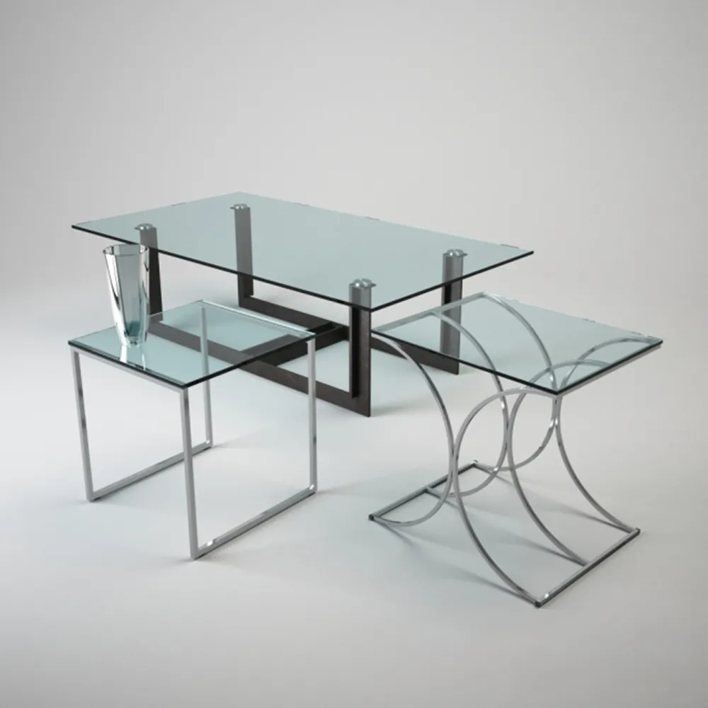 furniture – Glass coffee tables 3ds Max
