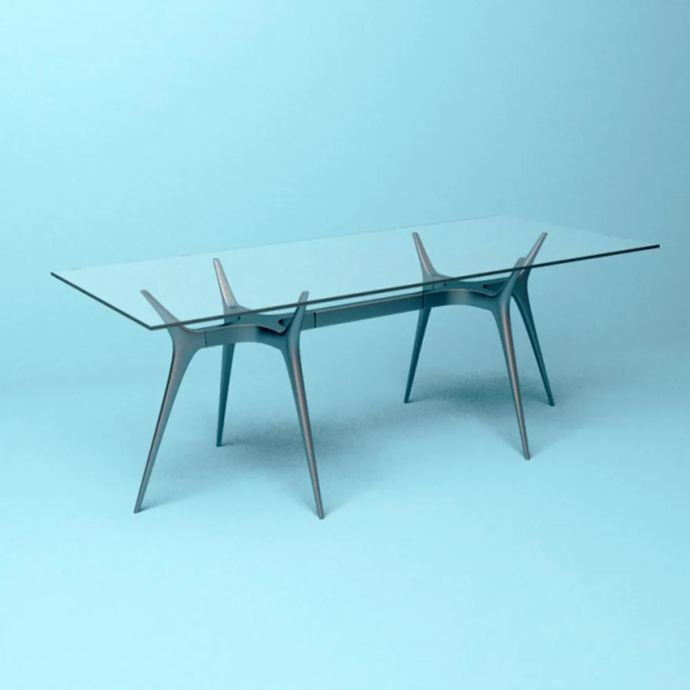 furniture – Glass writing desk 3ds Max