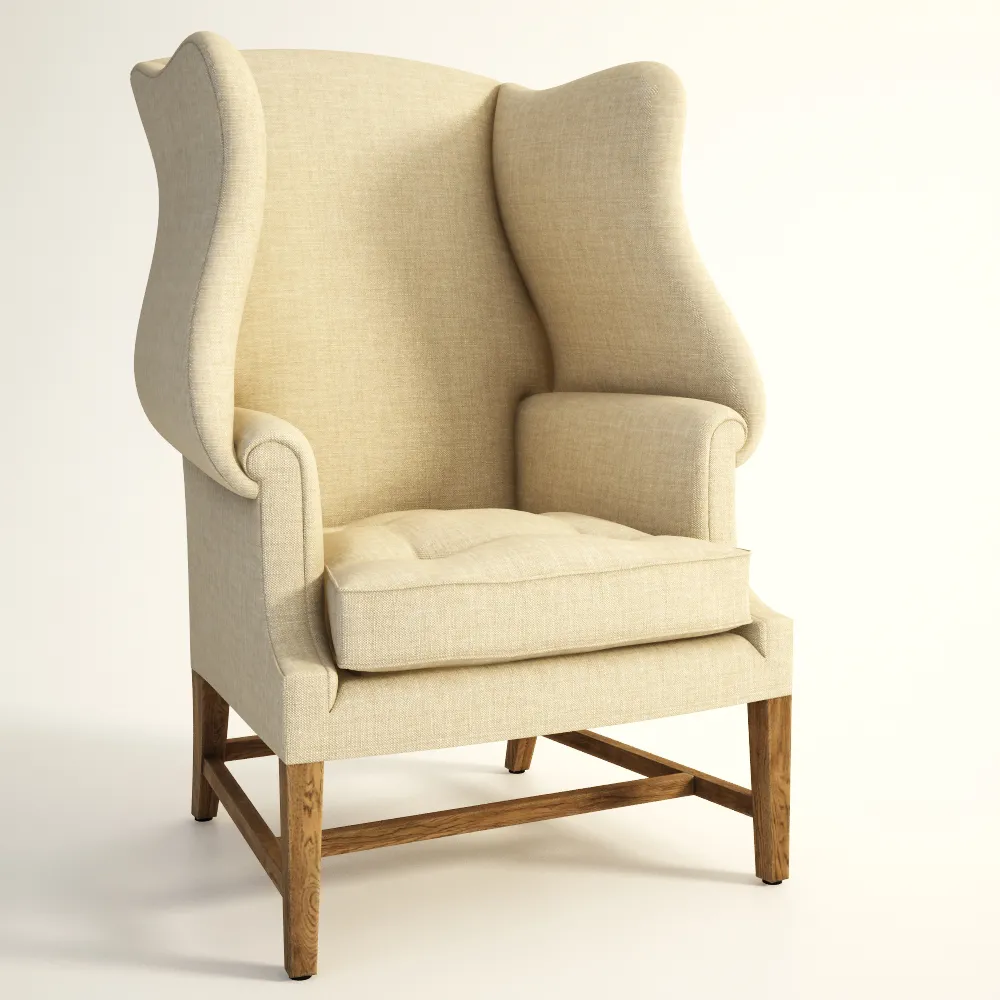 furniture – Gramercy Home – Aspen armchair 602.001-F01 3ds Max