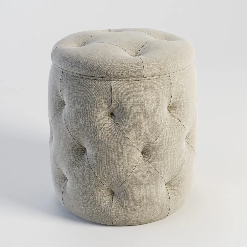 furniture – Gramercy Home  – Nils  Ottoman  802.007 3ds Max