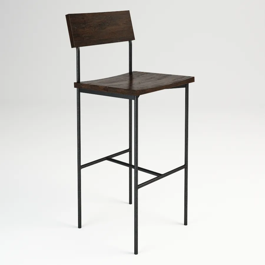 furniture – Gramercy Home – Tibo  bar chair 445.001-SE 3ds Max