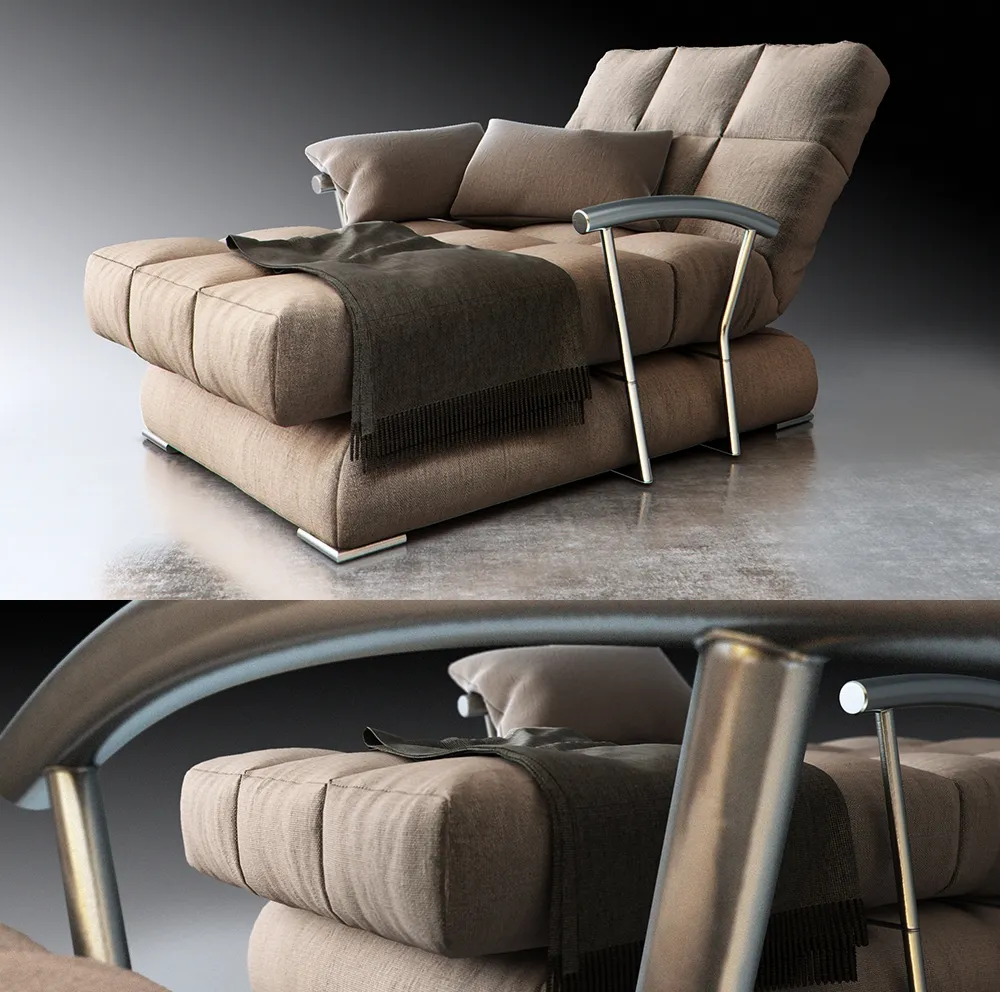 furniture – Grapy soft seat Gan 1 3ds Max