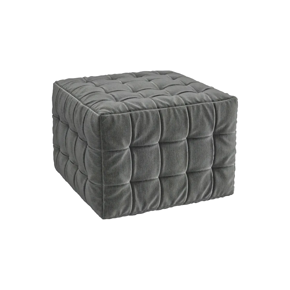 furniture – Gray pouf 3ds Max
