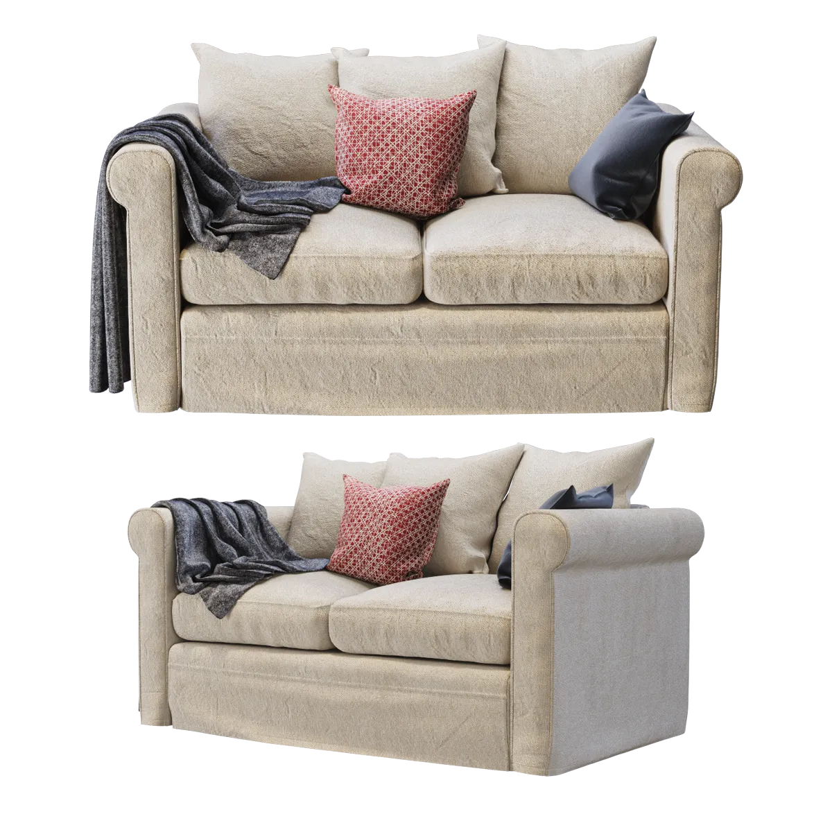 furniture – GRONLID 2-seat sofa 3ds Max