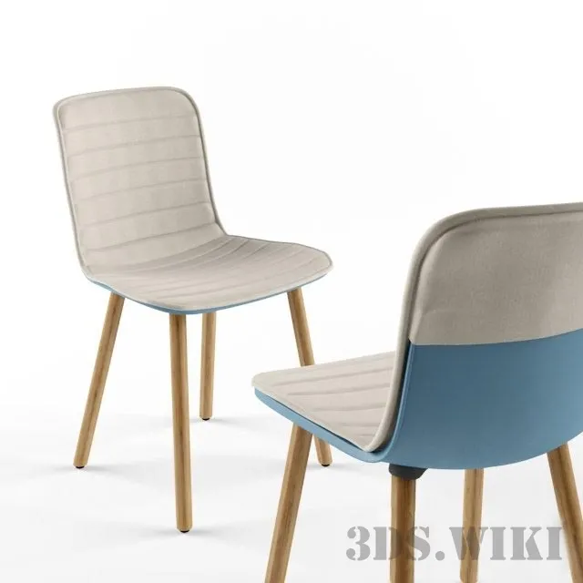 furniture – Hal Wood Chair by Vitra 3ds Max