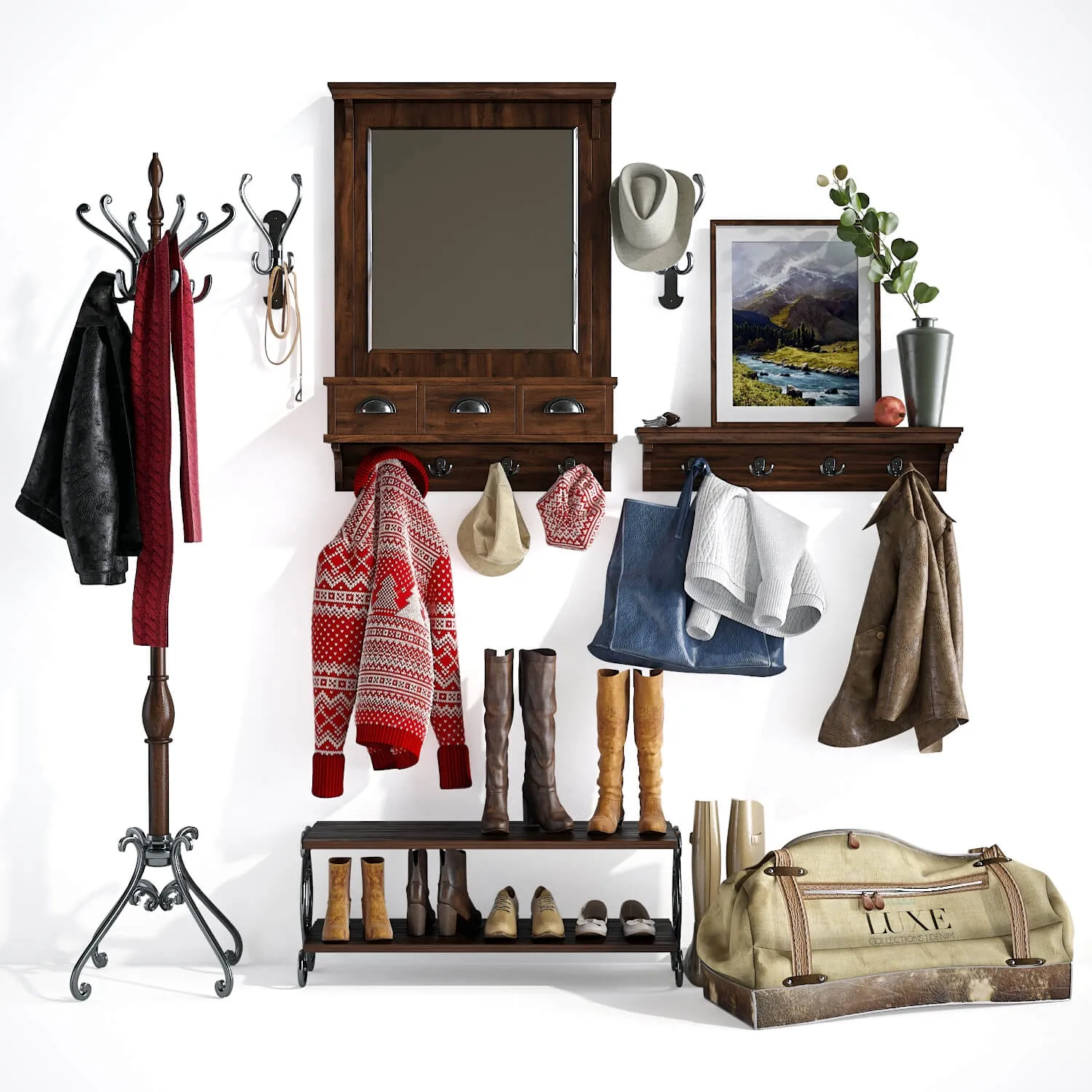 furniture – Hallway furniture 15 3ds Max
