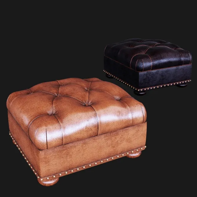 furniture – Hancock and Moore ottoman 3ds Max