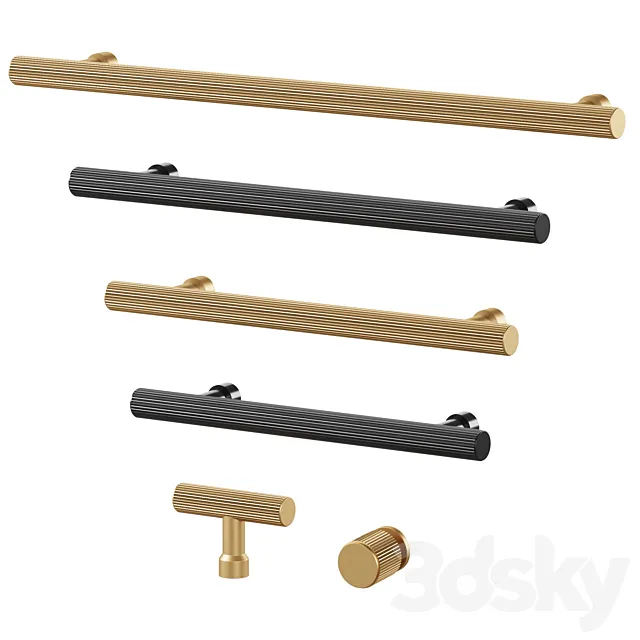 Furniture handles KAARI by Meraki 3ds Max
