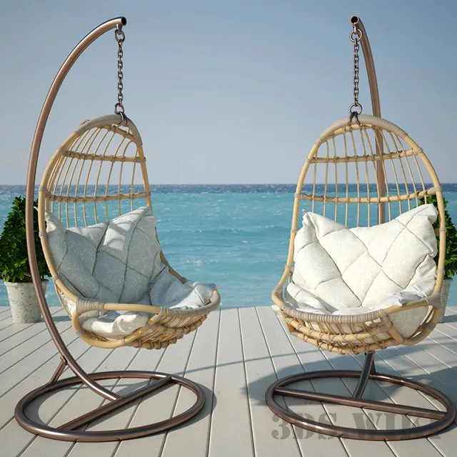 furniture – Hanging chairs 3ds Max