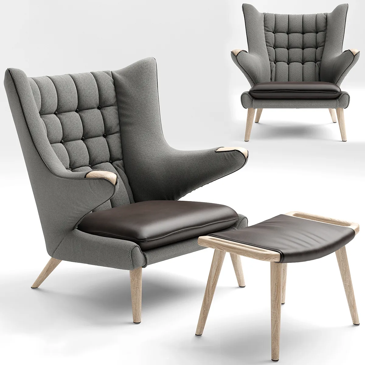 furniture – Hans Wegner armchair 14 3ds Max