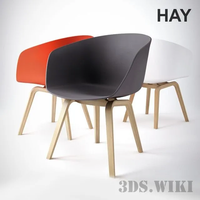 furniture – Hay – About a Chair 3ds Max