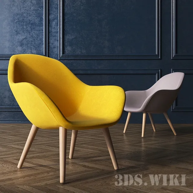 furniture – Hay armchair 3ds Max