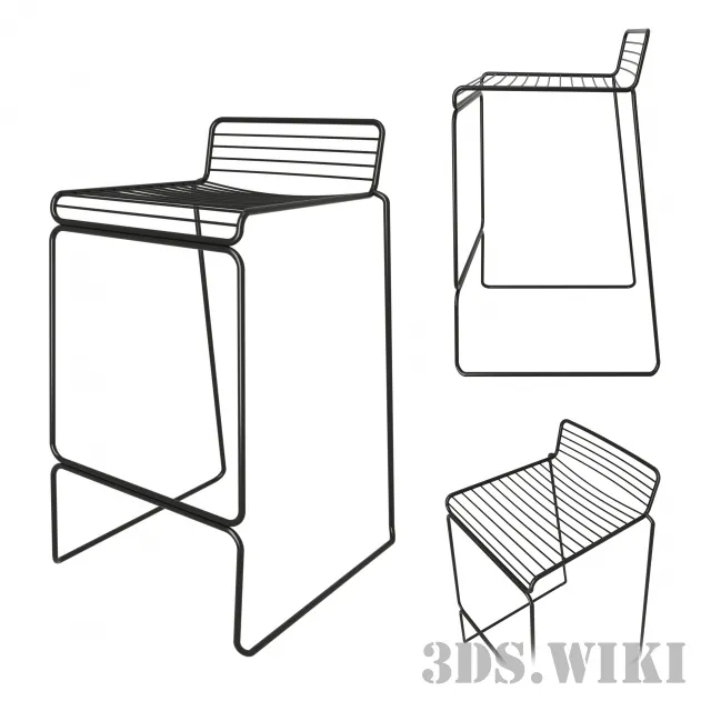 furniture – Hee Bar Stool 3ds Max