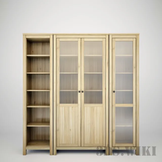 furniture – Hemnes Showcase cabinet 3ds Max