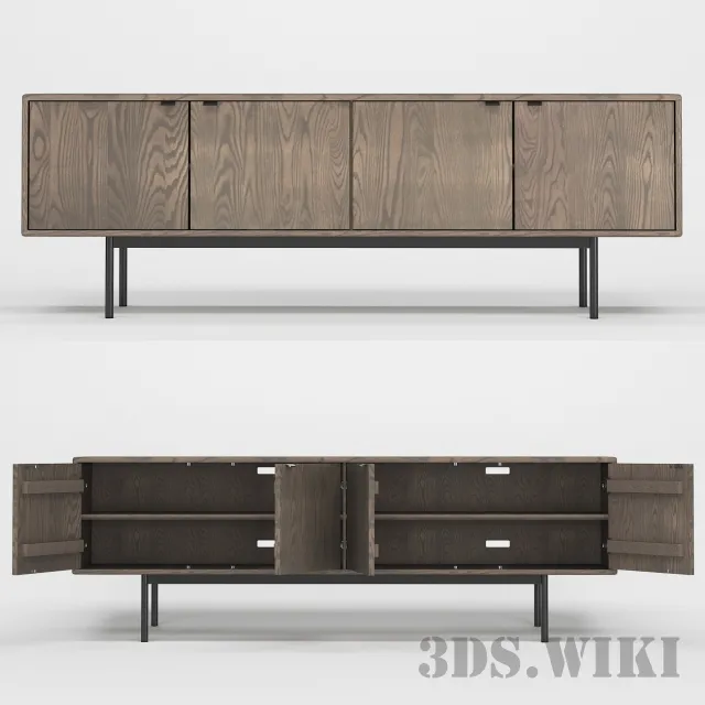 furniture – Hensley Media Cabinets 3ds Max
