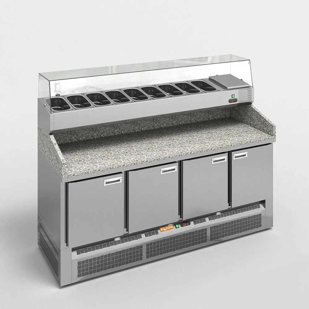 furniture – HiCold desks refrigerated pizzeria 3ds Max