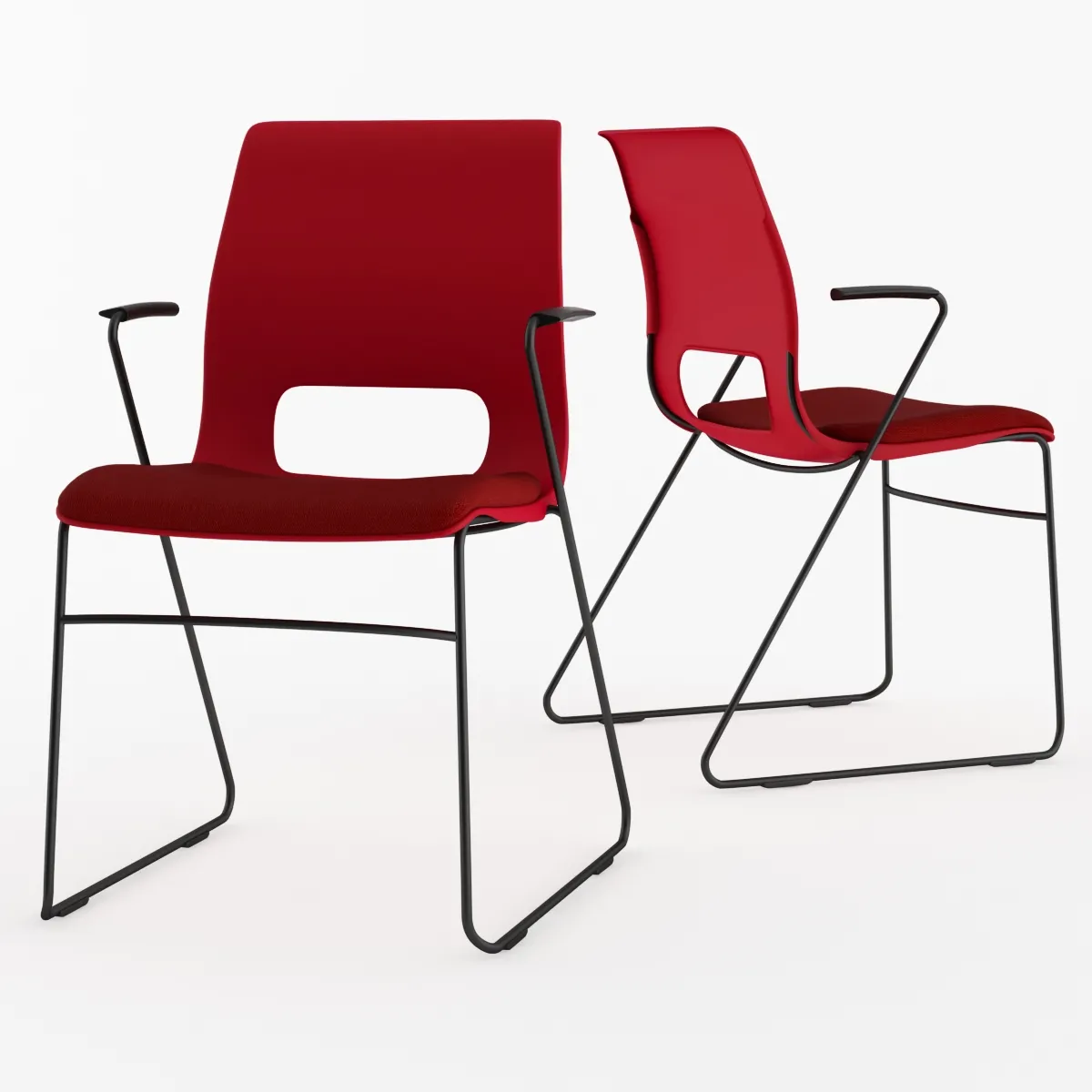 furniture – Hon high-density stacking chair HMS1 3ds Max