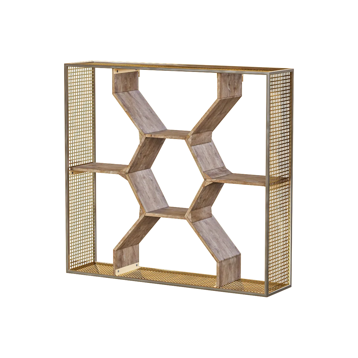 furniture – Honeycomb wall shelf 3ds Max