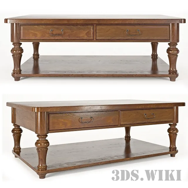 furniture – Hooker Furniture cocktail table 3ds Max