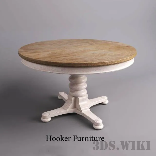furniture – Hooker Furniture Round Table 3ds Max