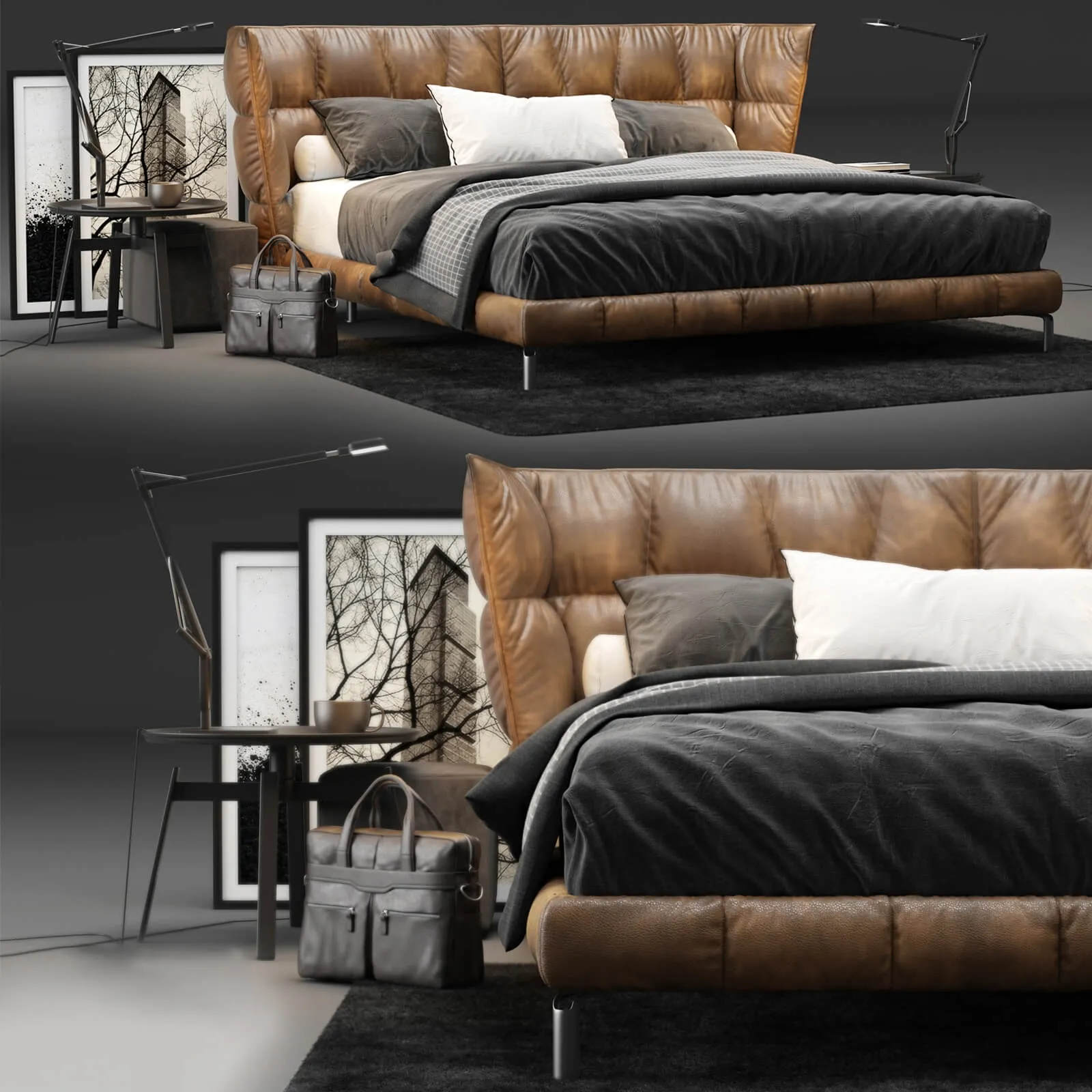 furniture – Husk Bed 3ds Max