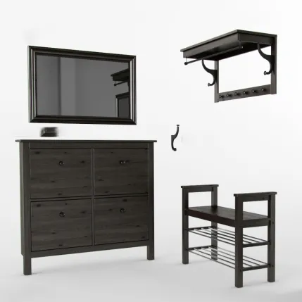 furniture – IKEA HEMNES Hallway 3ds Max