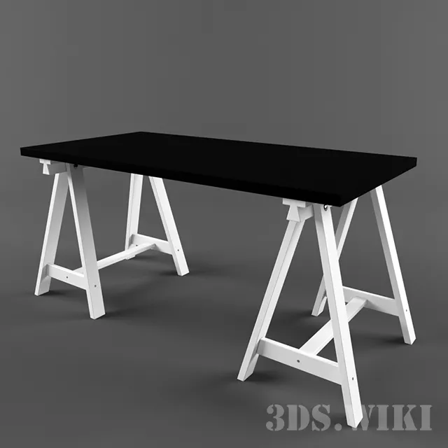 furniture – Ikea Oddvald table 3ds Max
