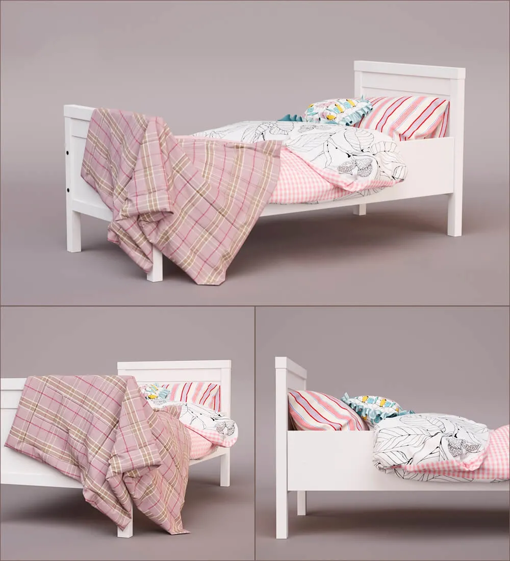 furniture – Ikea Sundvik bed 3ds Max