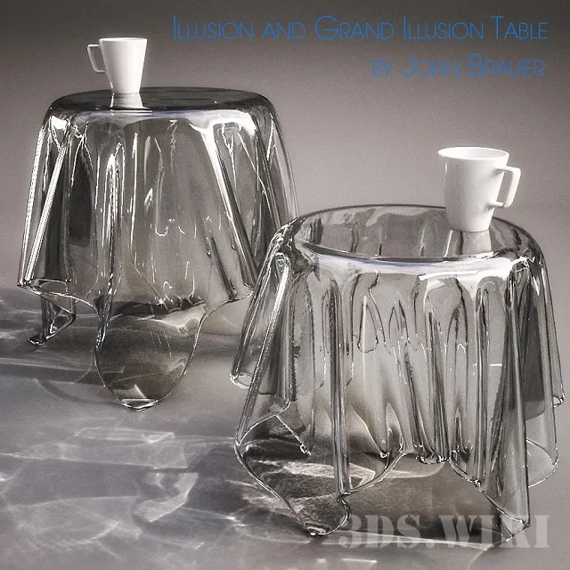 furniture – Illusion Table by John Brauer 3ds Max