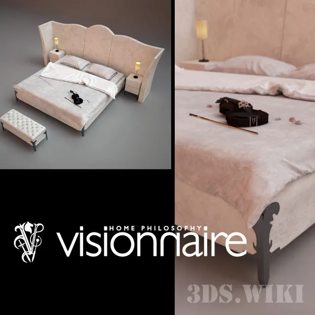furniture – IPE Cavalli (Visionnaire) beds 3ds Max
