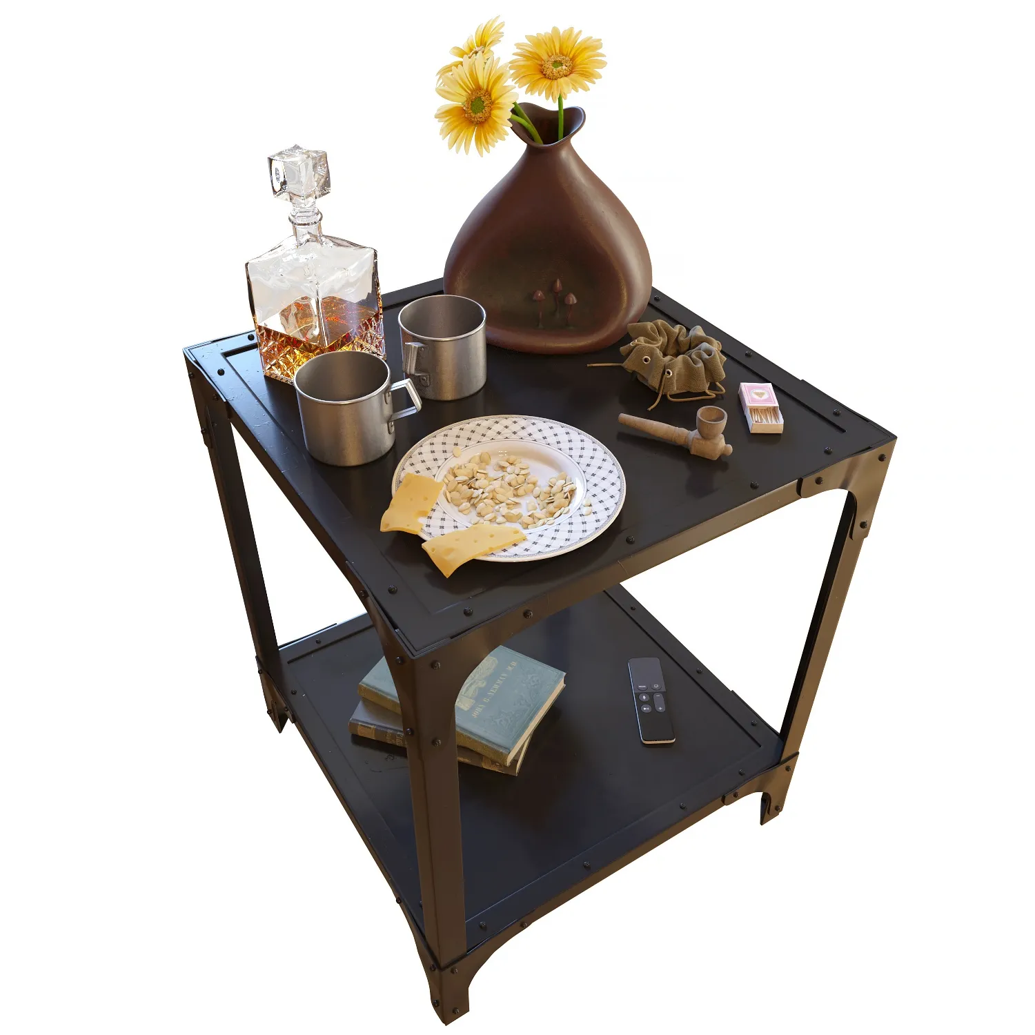 furniture – Iron table Mahan 8 3ds Max