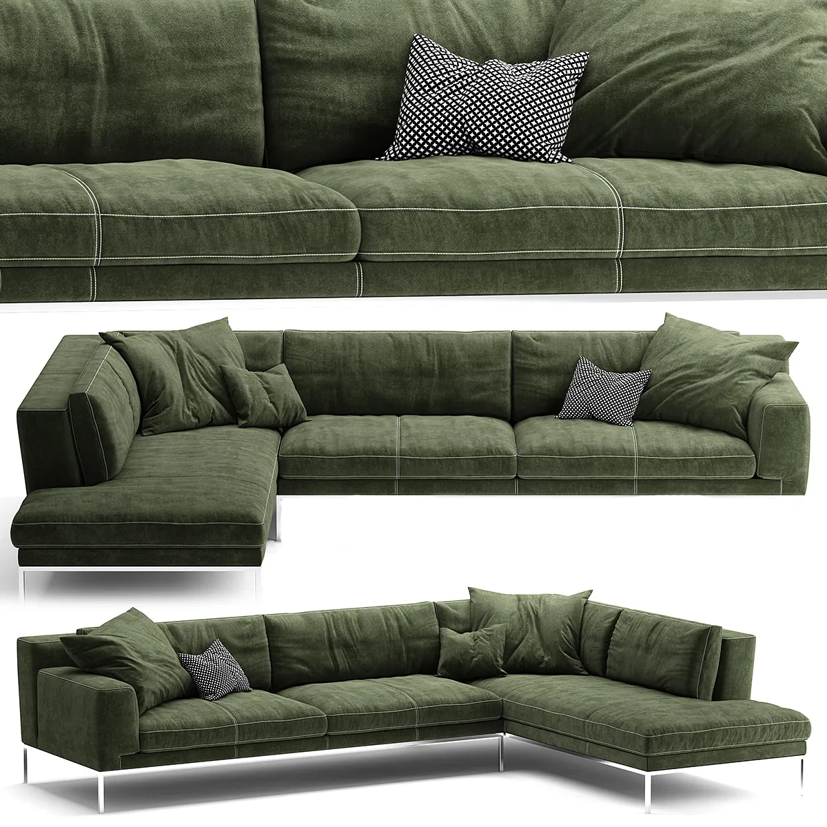 furniture – Italia Edizione sofa 05 3ds Max