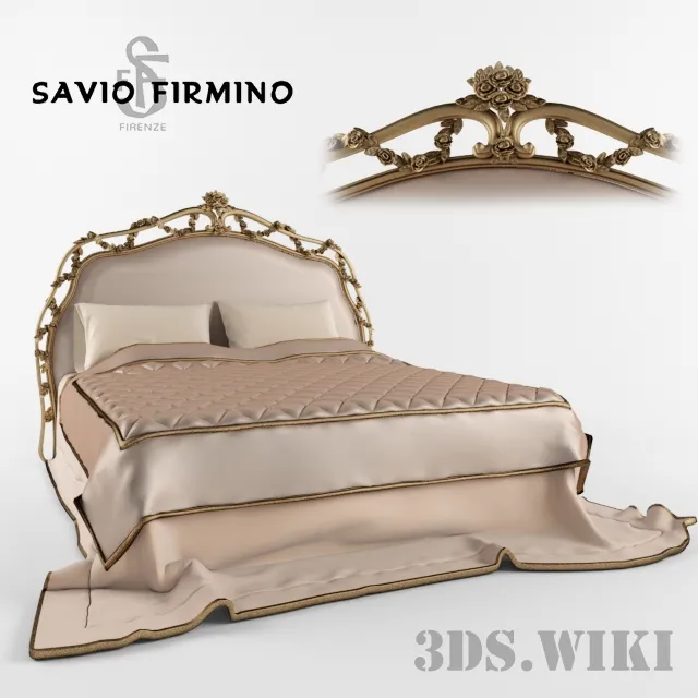 furniture – Italian bed 1866 Savio Firmino 3ds Max