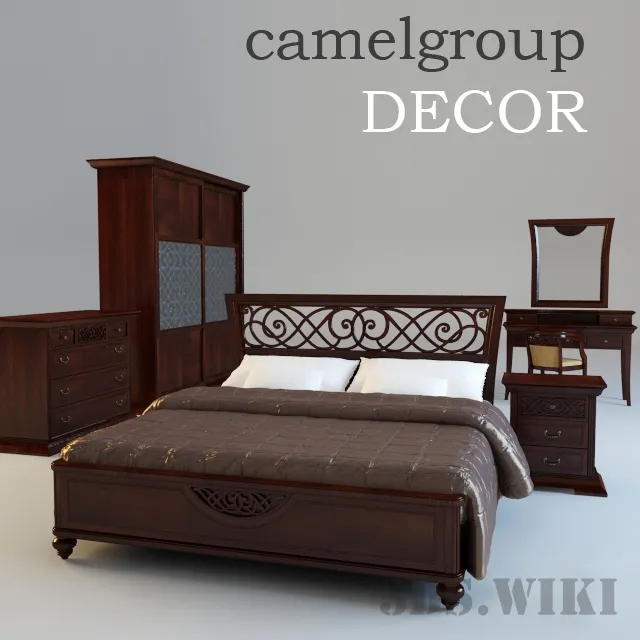 furniture – Italian Bedroom Camelgroup Decor 3ds Max