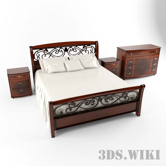 furniture – Italian bedroom Lady factory Alf Group 3ds Max