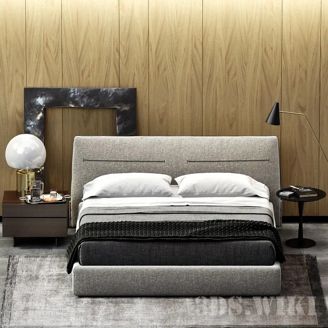 furniture – JACQUELINE By Poliform bed 3ds Max
