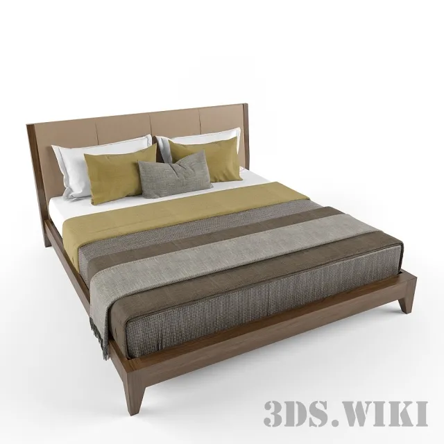 furniture – Java double bed 3ds Max