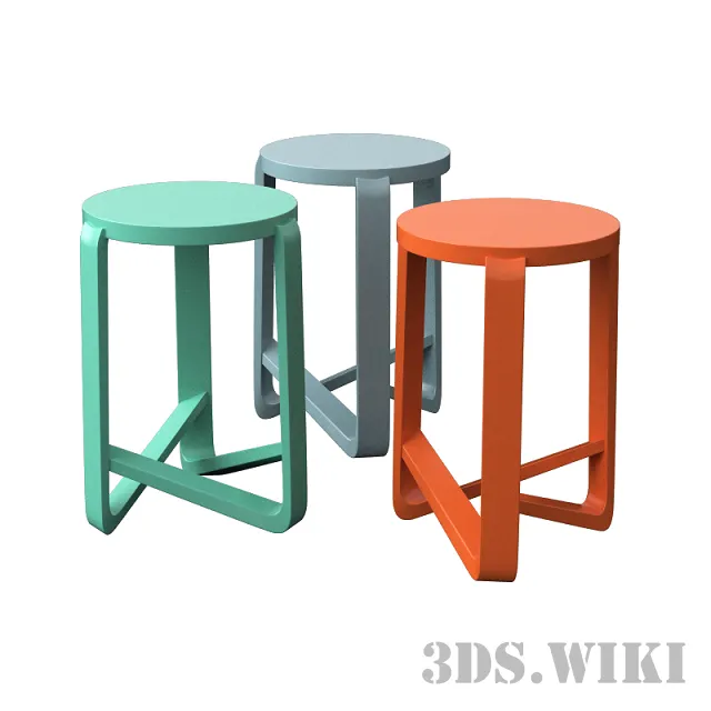 furniture – Jo stool from Punt Mobles 3ds Max