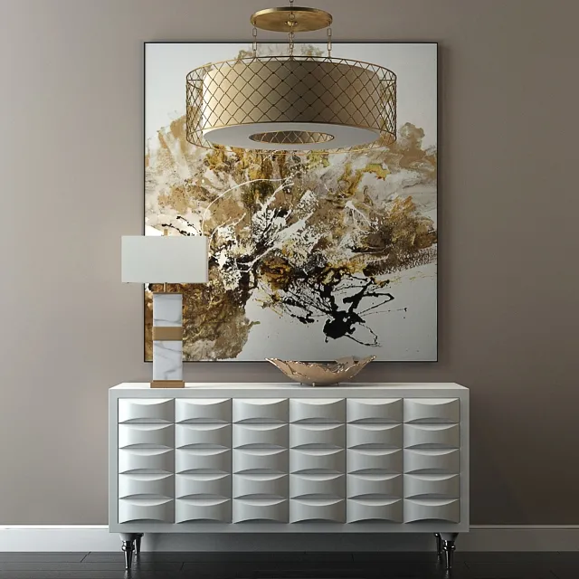 furniture – John Richard sideboard 57 3ds Max