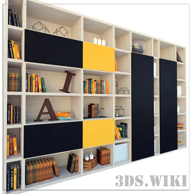 furniture – Joko large cabinet showcase 3ds Max