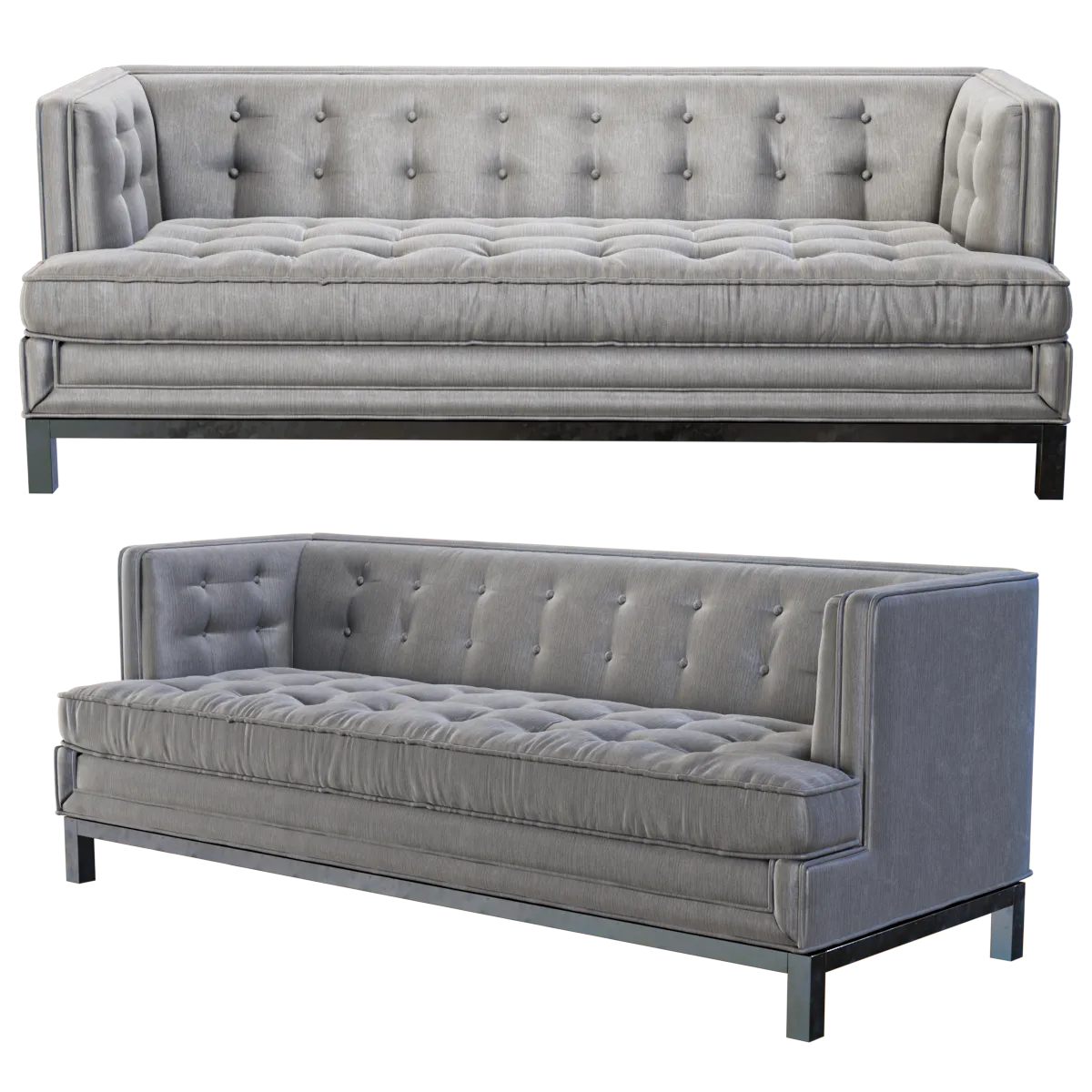 furniture – Jonathan Adler Lampert sofa 3ds Max