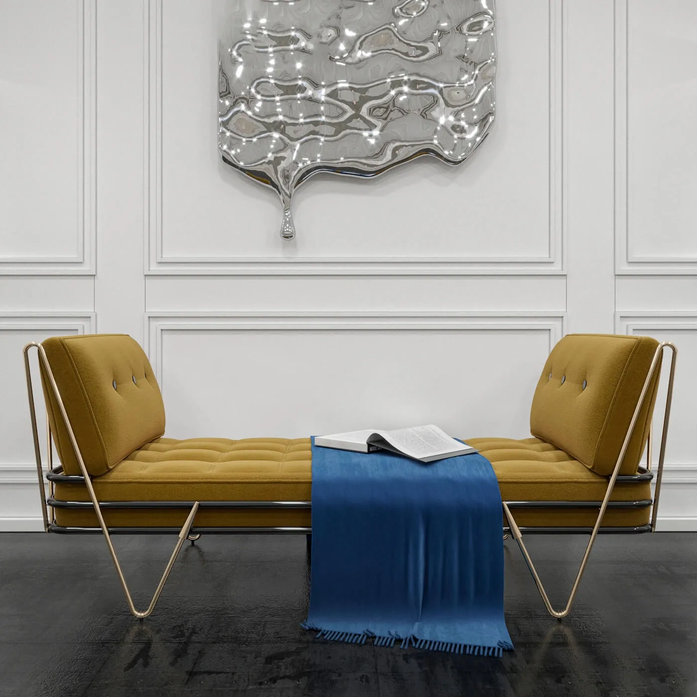 furniture – Jonathan Adler Maxime daybed 3ds Max