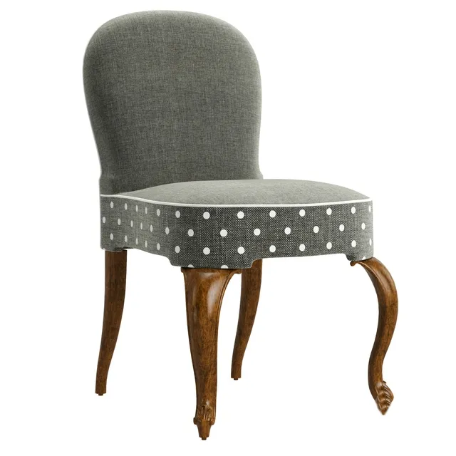 furniture – Jonathan Charles gunby gray fruitwood dining side chair 3ds Max