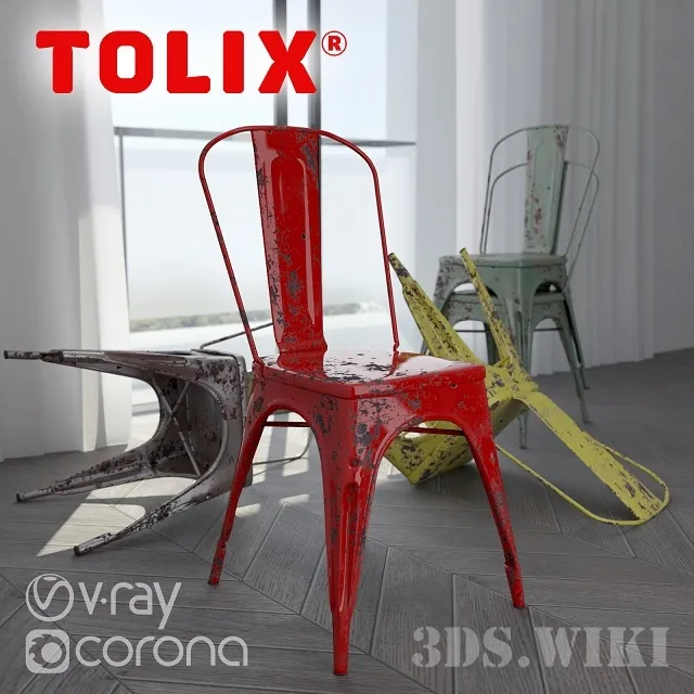 furniture – KITCHEN CHAIR TOLIX 3ds Max