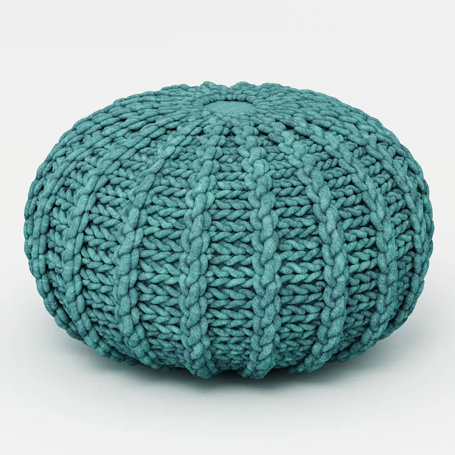 furniture – Knitted pouf 4 3ds Max