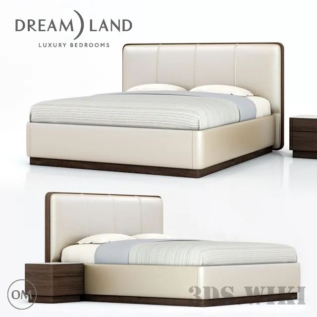 furniture – Lakona bed – Dream Land 3ds Max